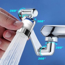 1080 Rotatable Extension Faucet Sprayer Head Water Tap Nozzle Universal Bathroo