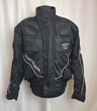 SAVAGE Men's Biker Motorcycle Jacket Black Pure Pro Full Zip Size Large E4821