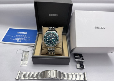 Seiko Dive Watch Prospex SZSC004 Jade Sumo 200M Green Dial 6R15 Movt Box Papers