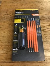 Klein Tools 32288 8-in-1 Insulated Interchangeable Screwdriver Set New