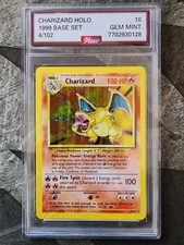 1999 POKEMON BASE SET #4/102 CHARIZARD HOLO MEW 10. PSA BGS CGC