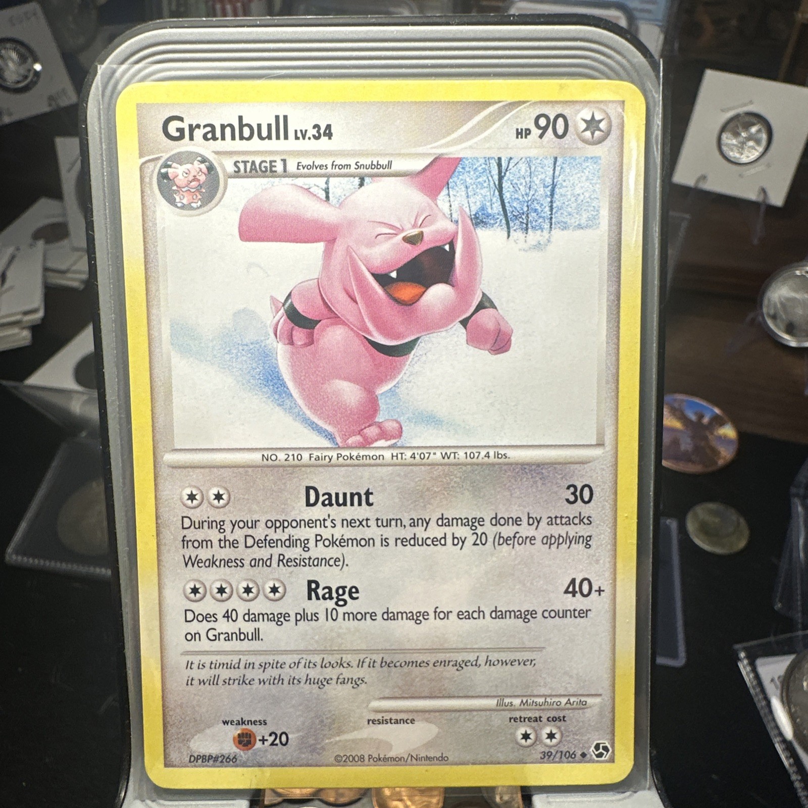 Granbull 39/106 Great Encounters Regular Pokemon