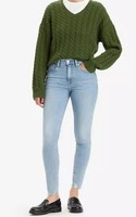 Levi's Damen Jeans 721 High Rise Skinny Jeans Hose, Blau, W31 L32