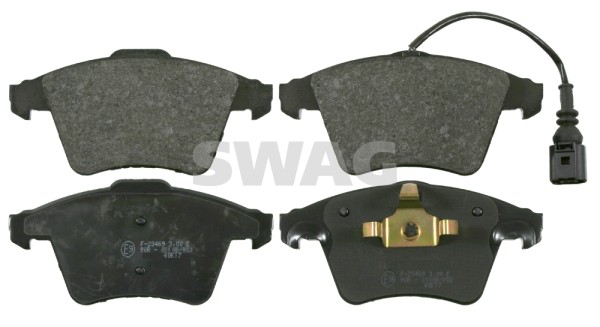 Vorderachse Swag 30 91 6465 Bremsbelagsatz, Scheibenbremse FüR Vw-image