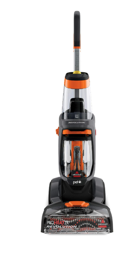 Bissell ProHeat 2X Revolution Pet Full Size Upright Carpet Cleaner, Orange.