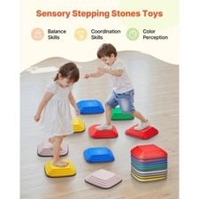 Balance Stepping Stones for Kids 10 PCS Up to 220 lbs NonSlip Toddlers