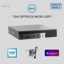 DELL 7040 MINI INTEL RAM 8/16/32 Go SSD 256/512/1000 WIN 11 PRO RECONDITIONNÉ