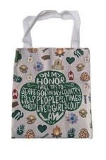 Girl Scout Pledge Canvas Tote Bag 0307/0308