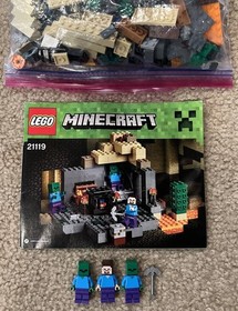 2sets* LEGO Minecraft The Cave 21113 The Dungeon 21119 - complete with manual