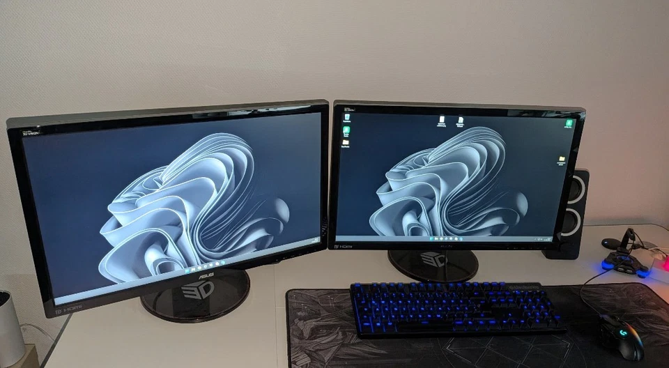 2x ASUS Gaming Monitore 24" | 144 Hz | 1 ms | Full HD | VG248QE - Bild 2 von 2