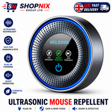 Ultrasonic Rodent Repeller Trap Smart Home Mousetrap Pest Control Device Indoor
