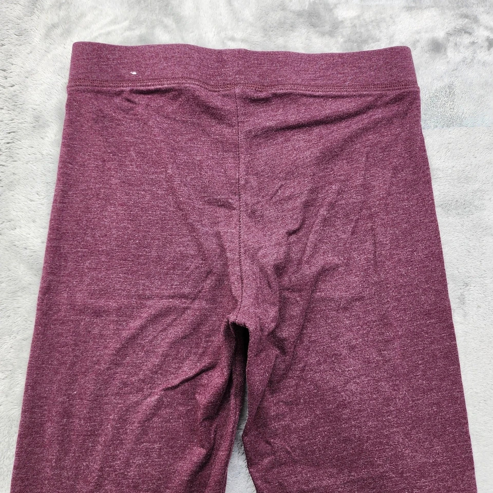 ROSA Victoria's Secret Leggings Mujer XS Borgoña Púrpura Mezcla Algodón Tobillo Foto 4 de 4