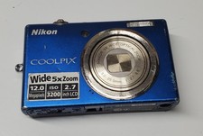 Nikon COOLPIX S570 Digital Camera BLUE Missing Battery