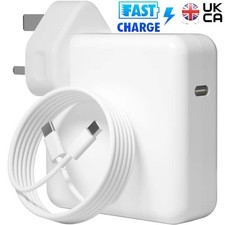 87W USB-C Power Adapter Charger (PD 3.0) for Mac Pro 13, 15 inch (2016-2020) UK