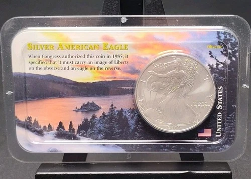 2001 Silver Eagle 1 oz Silver In original holder from Littleton UNC
