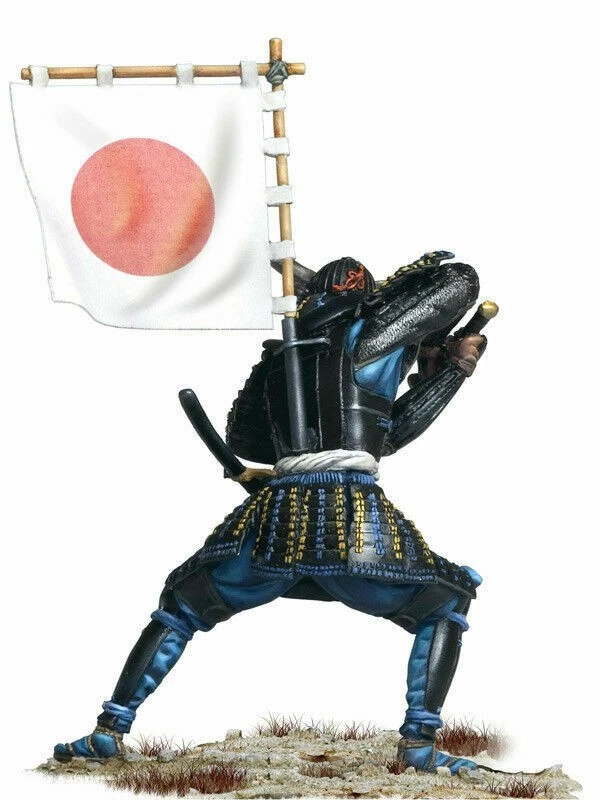 ⭐️Estatuilla miniatura Samurai pintada a mano resina 75 mm 1/24 ⭐️ Foto 2 de 4