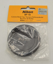 Original Nikon Body Cap BF-1A For Nikon F Mount Film Camera. Brand New Old Stock
