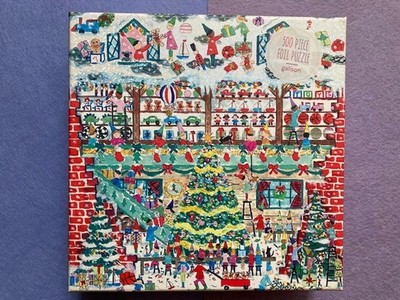 Galison Puzzle von Michael Storrings - ''Toy Workshop'' Weihnachten 500 Teile Puzzle