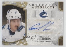 2019-20 Upper Deck Artifacts Auto Facts Nikolay Goldobin #A-NG Auto 0c3