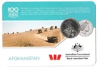 AUSTRALIAN : 2016 ANZACS Remembered - 20 Cents  " Afghanistan "
