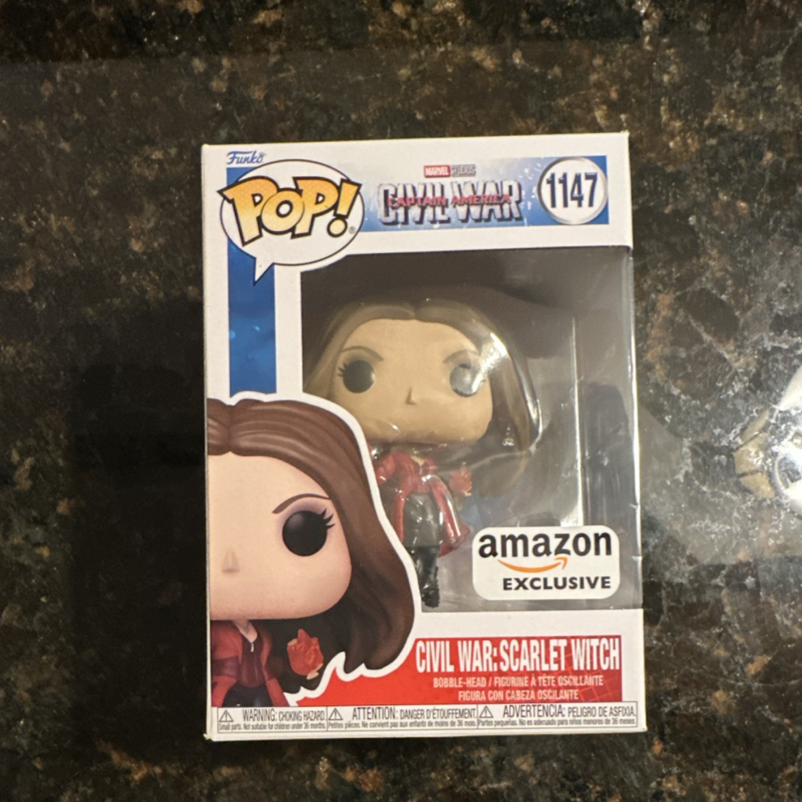 Funko Pop! Vinyl Marvel Scarlet Witch 1147 Amazon Exclusive 