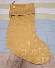 Christmas Stocking Gold 10 X 18"