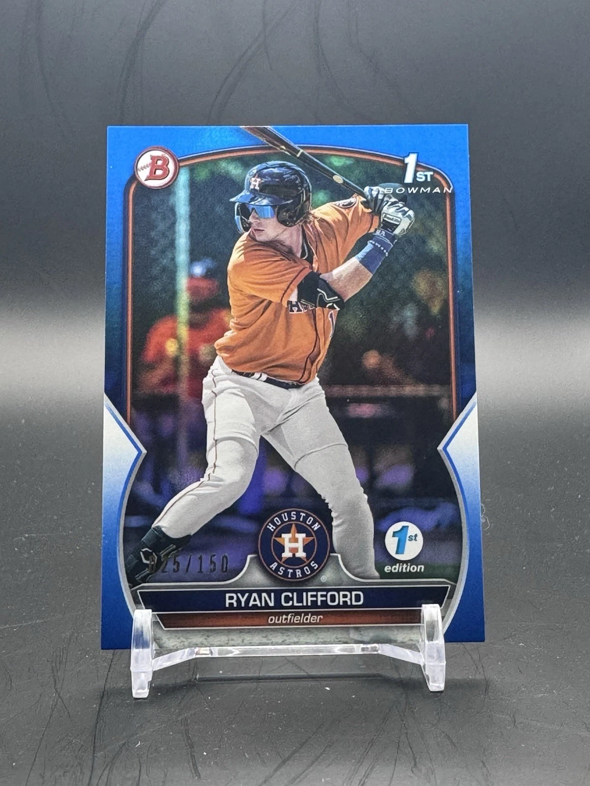 Ryan Clifford 2023 Bowman 1st Edition Blue Foil /150 Astros