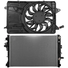 Electric Engine Radiator Cooling Fan Kit For 2016-2018 Chevrolet Malibu 1.5L