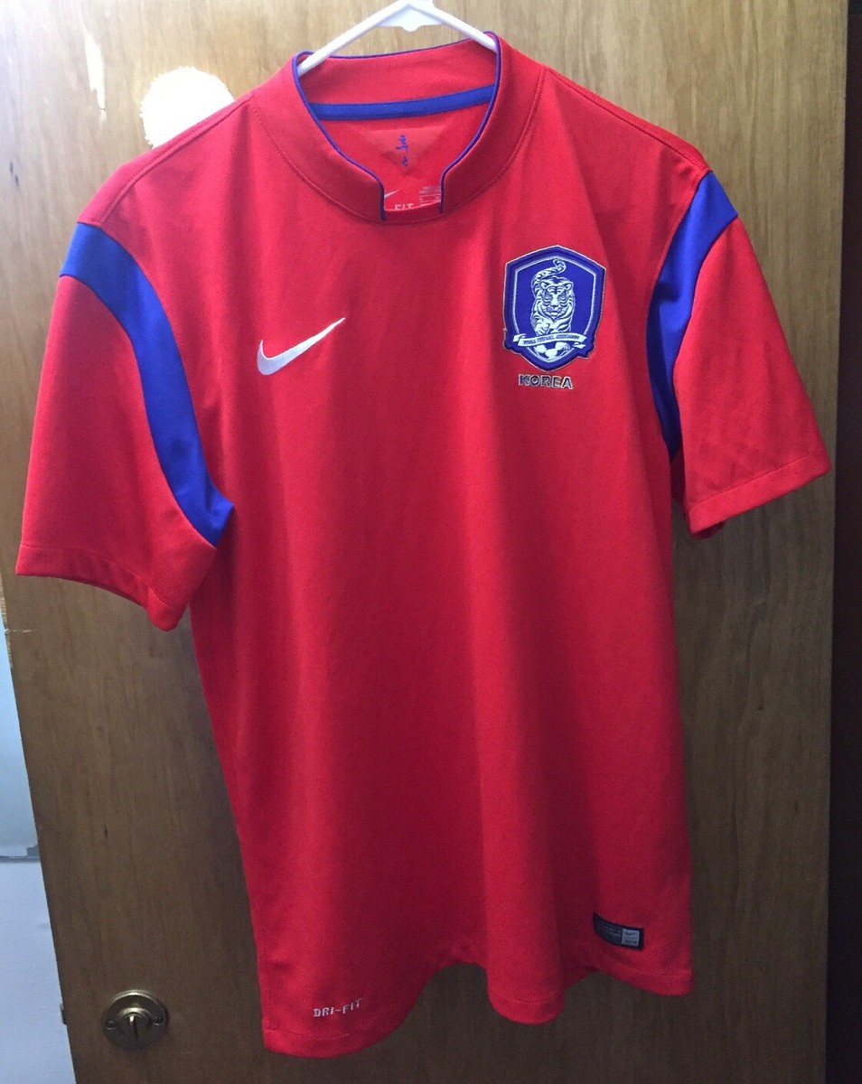 NIKE SOUTH KOREA HOME JERSEY FIFA WORLD CUP BRAZIL 2014. MENS SIZE