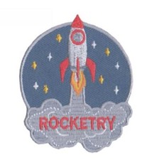 Boy Girl Cub ROCKETRY Fun Rockets Stomp Rocket Derby Patches Badges GUIDE SCOUT