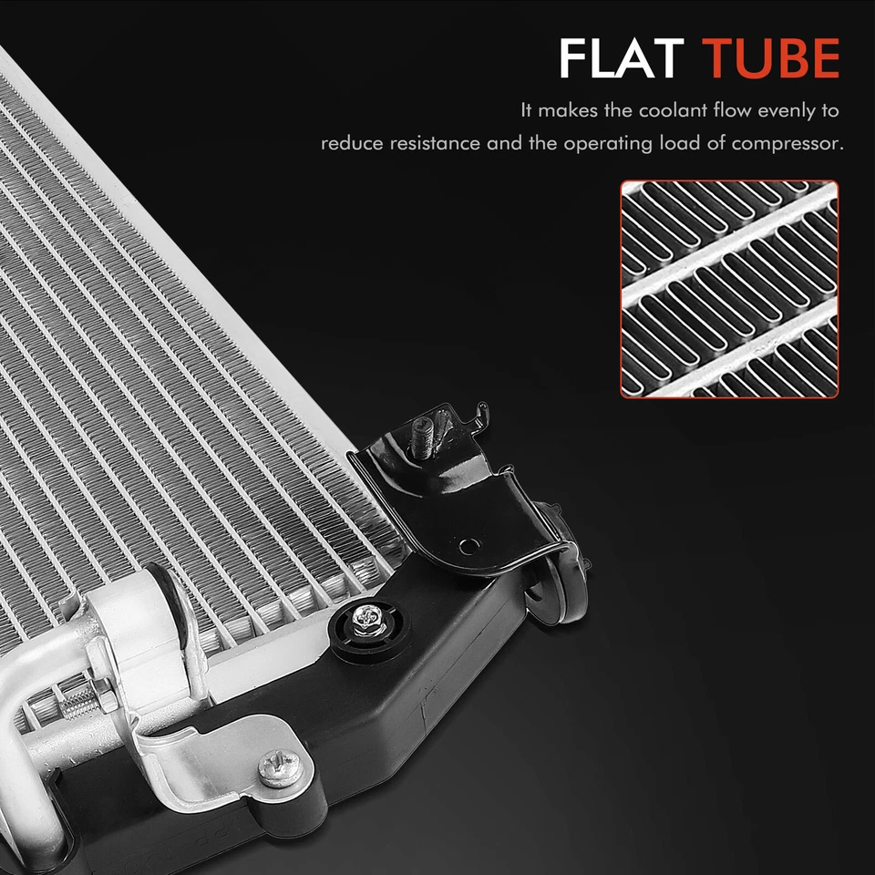 Condensador de aire acondicionado con soporte para Toyota Sienna 1998 1999 2000 2001-2003 V6 3,0 L Foto 3 de 4