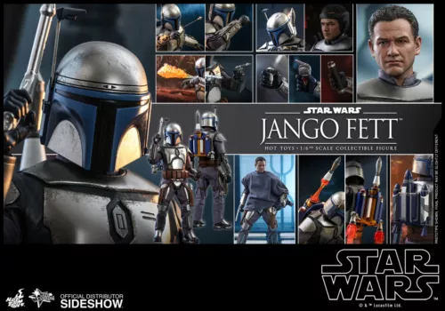 Hot Toys Star Wars Jango Fett 1:6 Scale Figure Attack Of The Clones MMS589 New