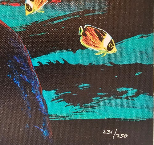 Wyland Humpback Dance HAND SIGNED NUMBERED art print on CANVAS whales sea turtle - Picture 4 of 12