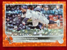 2022 Update Base Orange Foil #US262 Josh Harrison 007/299 - Chicago White Sox