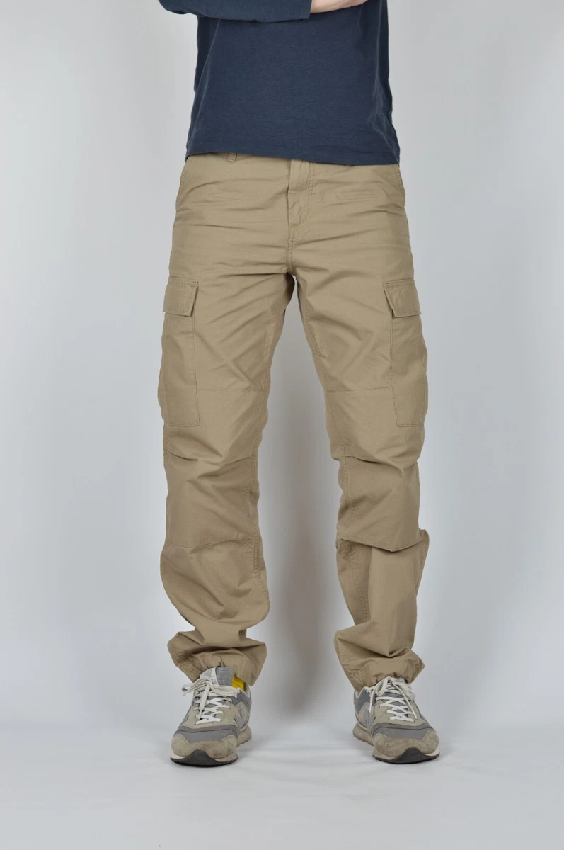 Carhartt Beige Regular Cargo Pants 32/34 Size for Men