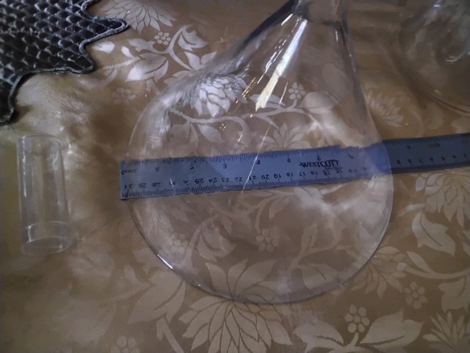 Glass Kimax 3000 ml, Heavy Duty Beakers, Glass Funnel ID=200mm (8 in