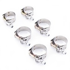 Hybrid Racing T-Bolt Radiator Hose Clamp Kit (Set of 6) for Honda Civic Si 06-11