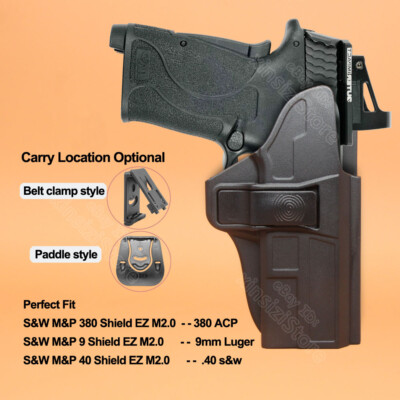 M&P9 Shield EZ M2.0 Holster OWB For Smith & Wesson S&W MP9 M&P380 Shield EZ M2.0