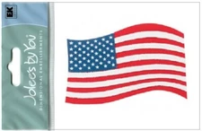 Old Glory, USA Flag,  scrapbook 3D embellishment Jolee's by You JJDB023