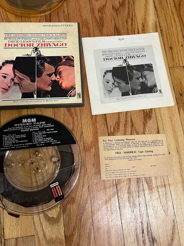 VTG Lot 4 Reel To Reel Doctor Zhivago Camelot Don-Ho Ed Ames 7 1/2 IPS Stereo - Picture 3 of 11