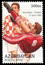 AZERBAIJAN 610 - Euro '96 European Football Championships (pb76355+)