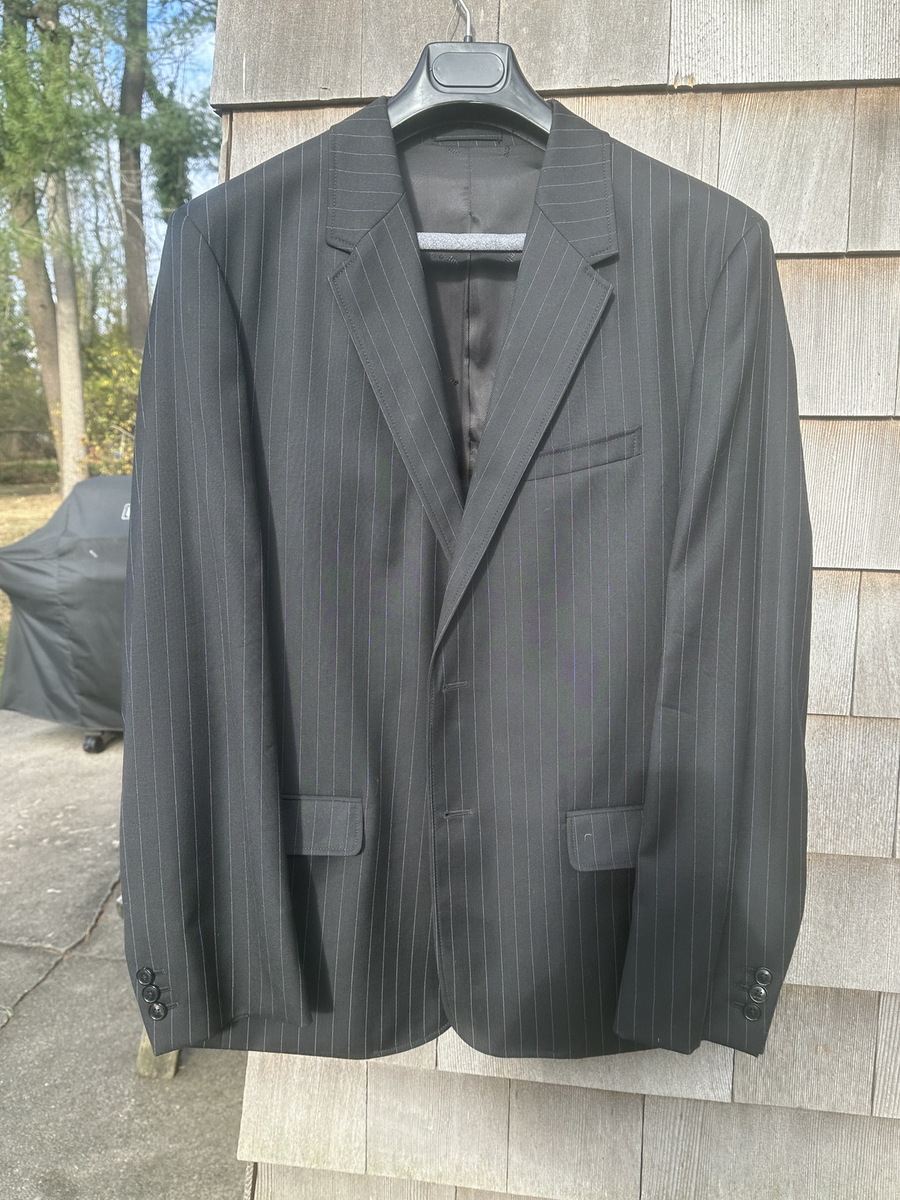 Supremex Loro Piana pinstripe light weight wool suit size Large