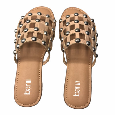 bar iii pecanna flat sandals
