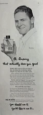 1953 Williams Aqua Velva After Shave Lotion Norman Rockwell Luxury VTG Print Ad