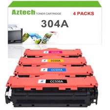 4 CC530A Toner fits for HP 304A LaserJet CP2025 CP2025dn CP2025n CM2320 n nf