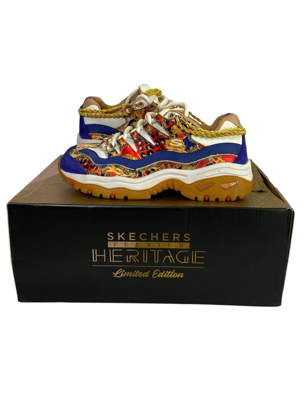SKECHERS D-LITE ENERGY CAPTAIN LIMITED EDITION SNEAKERS SIZE 7