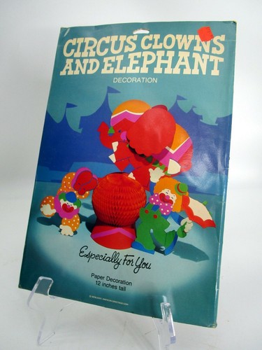 Vintage American Greetings Circus Clown Elephant Birthday Surprises Party D - Picture 2 of 3