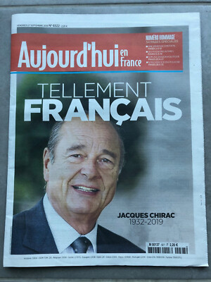 Zeitung Heute in Frankreich - 27.09.19 - Jacques Chirac - So viel Französisch