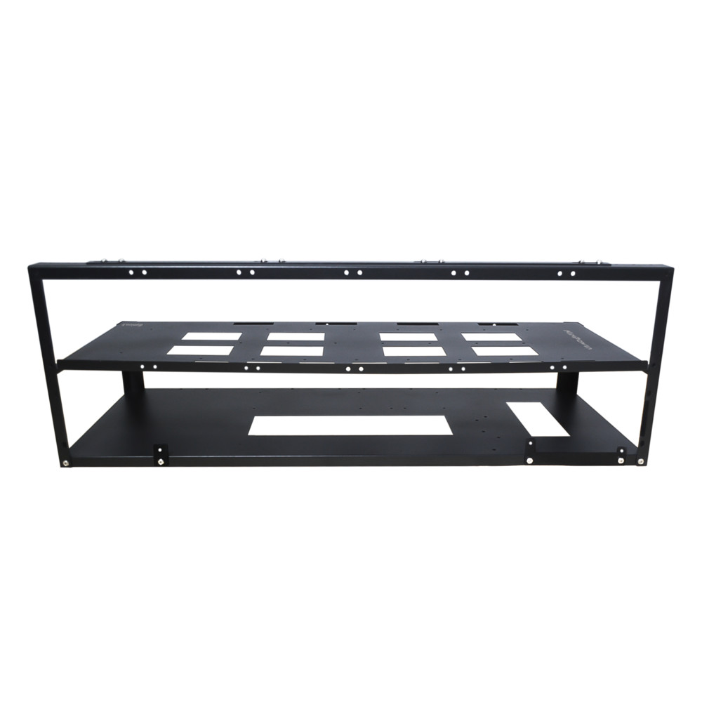 Cadre rig minage ouvert pour station de calcul GPU suspendue