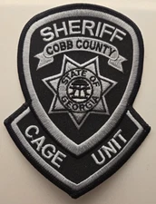 COBB COUNTY GEORGIA Criminal Apprehension Gang Unit CAGE SHERIFF POLICE PATCH